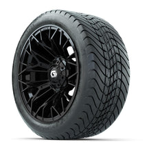 Set of (4) 14 in GTW® Stellar Black Wheels with 225/30-14 Mamba Street Tire