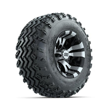 GTW Vampire Machined/Black 10 in Wheels with 20x10.00-10 Rogue All Terrain Tires – Full Set