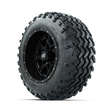 GTW Vortex Matte Black 12 in Wheels with 22x11.00-12 Rogue All Terrain Tires  Full Set