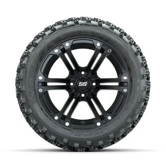 GTW Specter Matte Black 14 in Wheels with 23x10.00-14 Rogue All Terrain Tires  Full Set