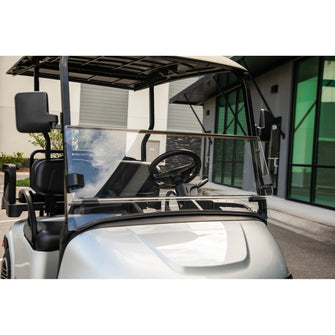 RedDot EZGO RXV Clear Folding 3/16" Windshield with Rubber Trim (Years 2024-Up)