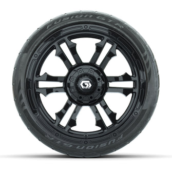 GTW Shogun Gloss Black 15 in Wheels with 23x10-R15 Nomad Steel Belted Radial All-Terrain Tires  Full Set