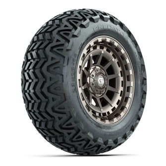 GTW Barricade Satin Bronze 14 in Wheels with 23x10-14 Predator All-Terrain Tires  Full Set