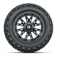 Set of (4) 14 in GTW Stellar Black Wheels with 23x10-14 Predator All-Terrain Tires