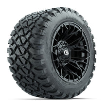 Set of (4) 12 in GTW Stellar Black Wheels with 22x11-R12 Nomad All-Terrain Tires