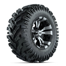 12ù GTW Vampire Black and Machined Wheels with 23ù Raptor Mud Tires  Set of 4