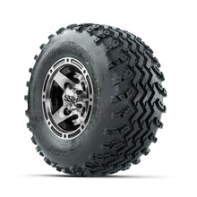 GTW Ranger Machined/Black 8 in Wheels with 18x9.50-8 Rogue All Terrain Tires – Full Set