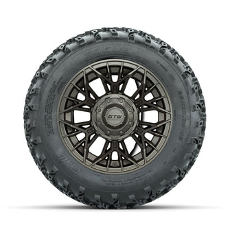 GTW Stellar Matte Bronze 12 in Wheels with 22x11.00-12 Rogue All Terrain Tires – Full Set