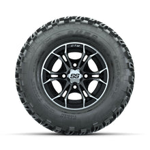 GTW Spyder Machined/Black 10 in Wheels with 20x10-10 Duro Desert All Terrain Tires  Full Set