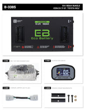 ICON EV 2017-2021 Eco Lithium 51v 160Ah "Toyota MCU" Battery Bundle