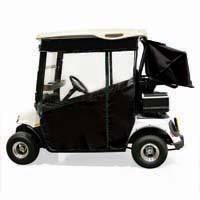 RedDot Club Car DS Chameleon Black Track-Style Enclosure w/ Hooks (Years 2000-Up)