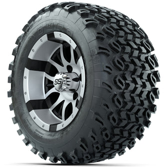 Set of (4) 12 in GTW Diesel Wheels with 22x11-12 Duro Desert All-Terrain Tires