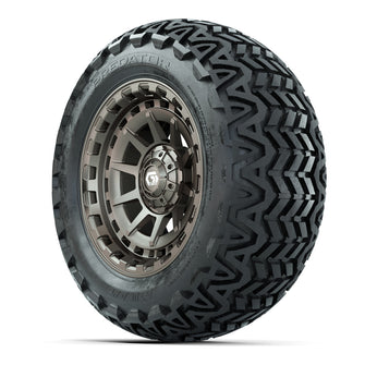 GTW Barricade Satin Bronze 14 in Wheels with 23x10-14 Predator All-Terrain Tires  Full Set