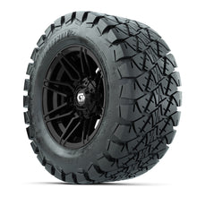 GTW Stealth Gloss Black 12 in Wheels with 22x10-12 Timberwolf All-Terrain Tires  Full Set