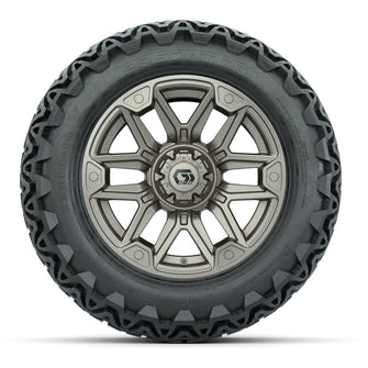 GTW® Graffiti Satin Bronze 14 in Wheels with 23x10-14 Predator All-Terrain Tires – Full Set