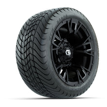 GTW Vandal Matte Black/Machined 12 in Wheels with 215/35-12 Mamba Street Tires  Full Set