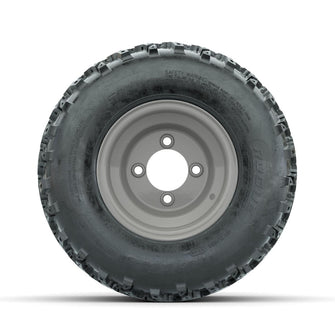 GTW Steel Club Car Grey Centered 8 in Wheels with 18x9.50-8 Rogue All Terrain Tires – Full Set