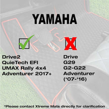 Xtreme Floor Mats for Yamaha UMAX Rally / Drive2 QuieTech EFI 2007-Up - Black/Grey