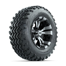 GTW Vampire Machined/Black 12 in Wheels with 23x10.00-12 Rogue All Terrain Tires  Full Set