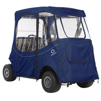 Classic Accessories Custom Fit EZGO Navy Enclosure (Models TXT & RXV)