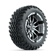 GTW Diesel Machined/Black 14 in Wheels with 23x10.00-14 Rogue All Terrain Tires  Full Set