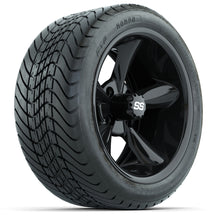 Set of (4) 14 in GTW Godfather Wheels with 225/30-14 Mamba Street Tires