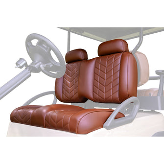 MadJax Aviator EZGO TXT/RXV & MadJax XSeries Coffee Front Seat Cushions