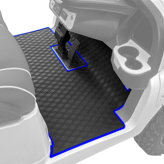 Xtreme Floor Mats for Club Car Precedent / Onward / Tempo / Villager & V4L - Black/Blue