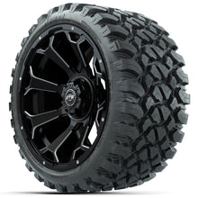 Set of (4) 15" GTW Raven Matte Black Wheels with 23x10-R15 Nomad All-Terrain Tires