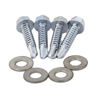 Eco Battery Bolt Hardware w/ Lag Screws for Plastic