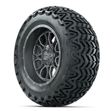 GTW Volt Gunmetal/Machined 14 in Wheels with 23x10-14 Predator All-Terrain Tires – Full Set