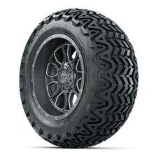 GTW Volt Gunmetal/Machined 14 in Wheels with 23x10-14 Predator All-Terrain Tires  Full Set