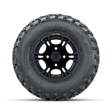 GTW Spyder Matte Black 10 in Wheels with 20x10.00-10 Rogue All Terrain Tires – Full Set