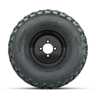 GTW Steel Black 10 in Wheels with 22x11.00-10 Rogue All Terrain Tires – Full Set