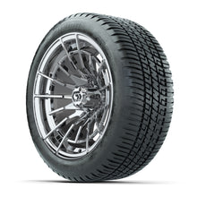 GTW Boost Chrome 14 in Wheels with 205/30-14 Fusion Street Tires  Full Set