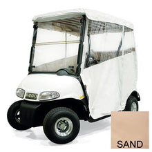 Sand 3-Sided Over-The-Top 2-Passenger Vinyl Enclosure for EZGO T48