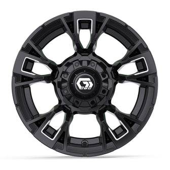 12″ GTW® Vandal Matte Black with Machined Accents Wheel