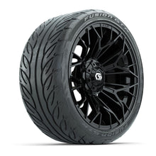 Set of (4) 15 in GTW® Stellar Black Wheels with 215/40-R15 Fusion GTR Street Tires