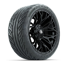 Set of (4) 15 in GTW Stellar Black Wheels with 215/40-R15 Fusion GTR Street Tires