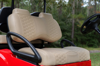 MadJax Colorado Seats for EZGO TXT/RXV/S4/L4 & MadJax XSeries Storm  Light Beige