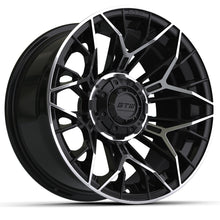 14" GTW Stellar Black with Machined Accents Wheel