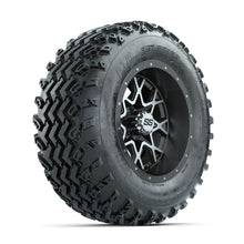 GTW Vortex Machined/Matte Grey 12 in Wheels with 23x10.00-12 Rogue All Terrain Tires – Full Set