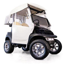 2000-Up Club Car DS - Red Dot 3-Sided White Straight Back Over-The-Top Soft Enclosure