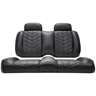 MadJax Aviator Club Car Precedent/Tempo/Onward Black Front Seat Cushions (Years 2012-Up)