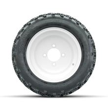 GTW Steel White 10 in Wheels with 18x9.50-10 Rogue All Terrain Tires – Full Set