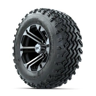 GTW Specter Machined/Black 12 in Wheels with 23x10.00-12 Rogue All Terrain Tires – Full Set