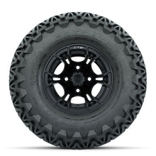 GTW Spyder Matte Black 10 in Wheels with 22x11-10 Predator All Terrain Tires  Full Set