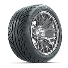 GTW Stellar Chrome 14 in Wheels with 225/40-R14 Fusion GTR Street Tires – Full Set