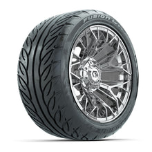 GTW Stellar Chrome 14 in Wheels with 225/40-R14 Fusion GTR Street Tires  Full Set