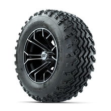 GTW Spyder Machined/Black 12 in Wheels with 23x10.00-12 Rogue All Terrain Tires  Full Set